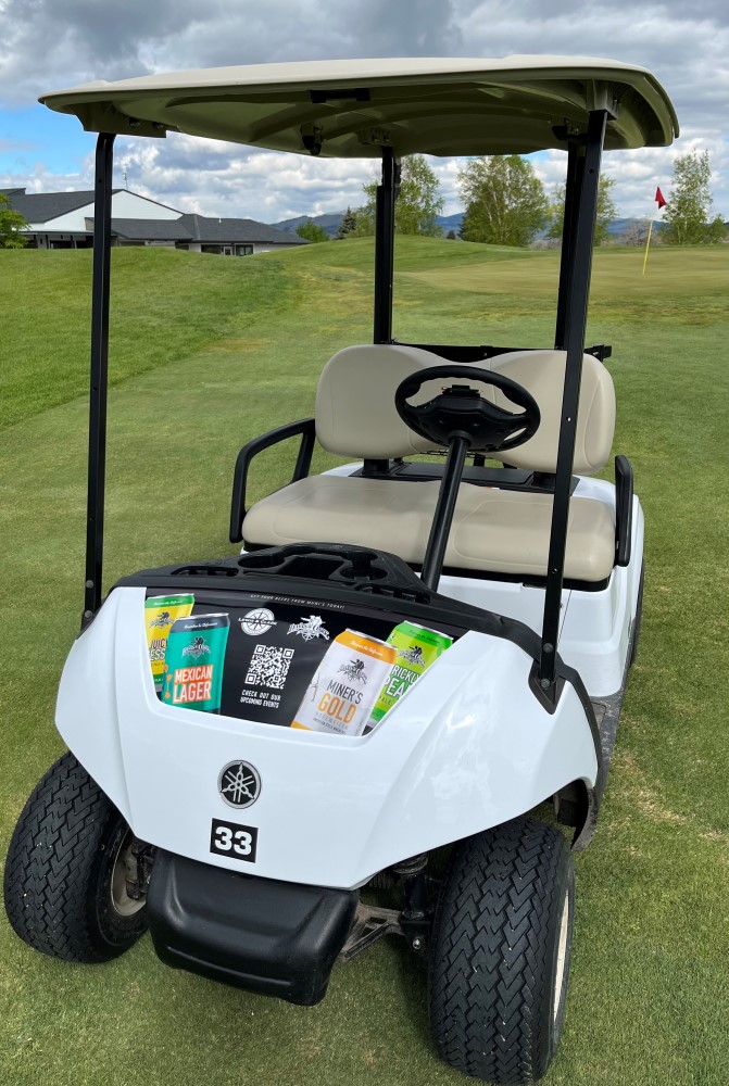 Lewis Clark Brewery Golf Cart