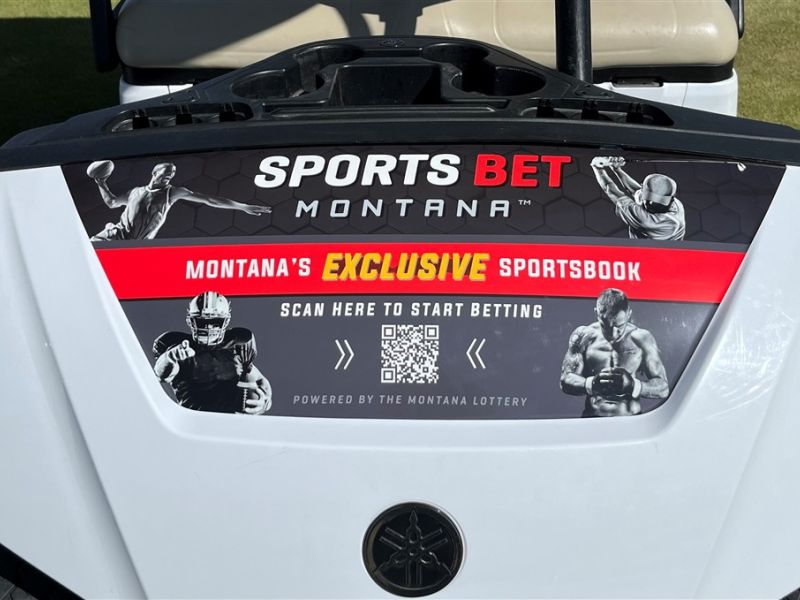 Montana Lottery Golf Cart